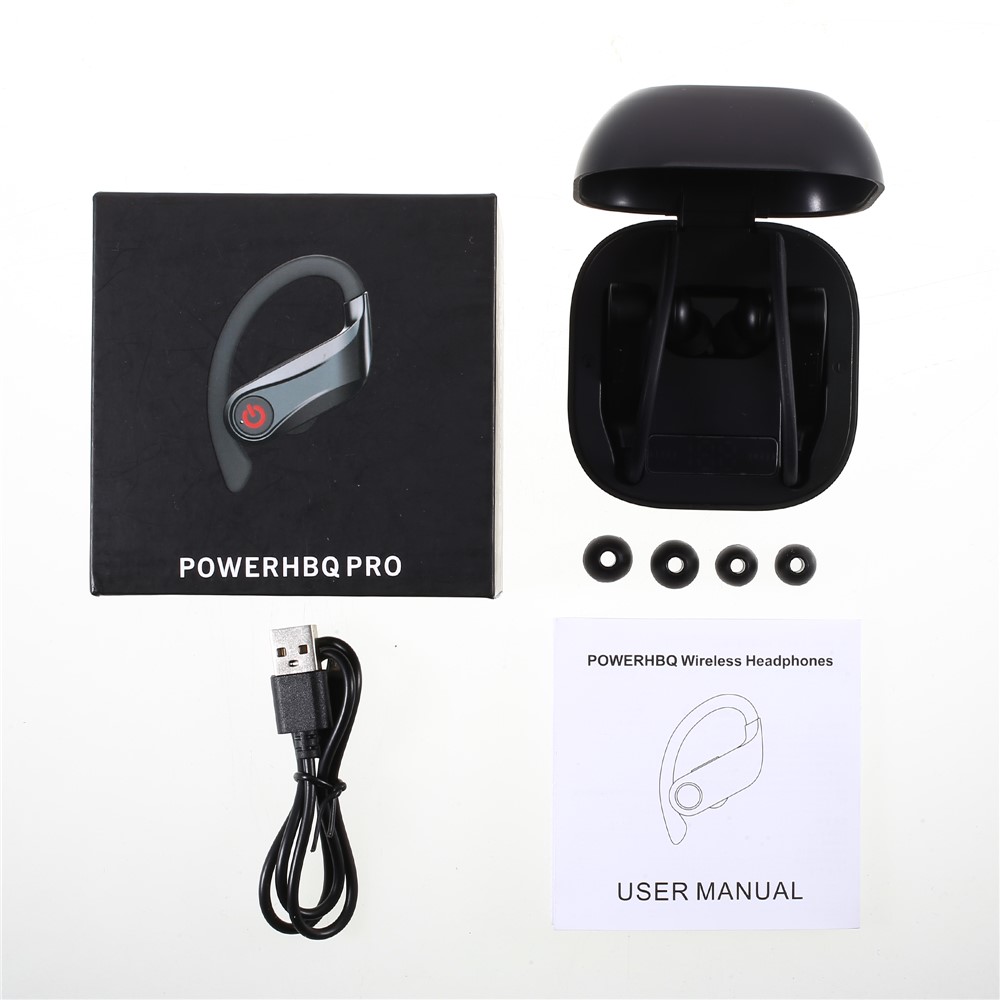 Lemonda HBQ-Q62 Tws Bluetooth Headsets Digital Power Display Business Music Headphones Mit Batteriekasten 950mAh IPX4-10