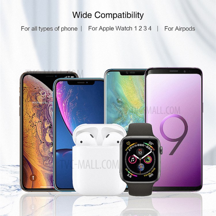 RAXFLY 3-in-1 Phone Magnetic Charger Holder Wireless Charger for iPhone AirPods Apple Watch-4