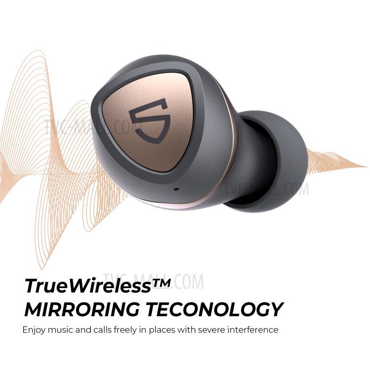 SOUNDPEATS Sonic Wireless Bluetooth 5.2 Earphones CVC Noise Reduction Earbuds In-Ear Stereo Headset with Charging Box-5