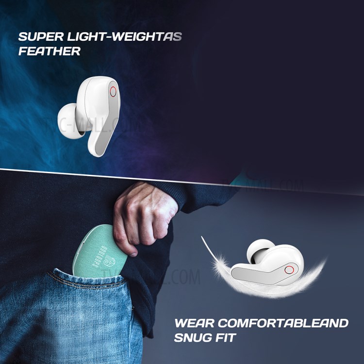 ONIKUMA T15 Wireless Headphones Bluetooth 5.0 Earphone Bass Stereo Earbuds - Green-6