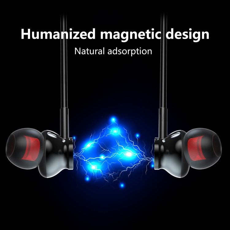 Letang LT-LY-19 Bluetooth 5.0 Magnetische Adsorption Sportkopfhörer Halsopfhörer-4