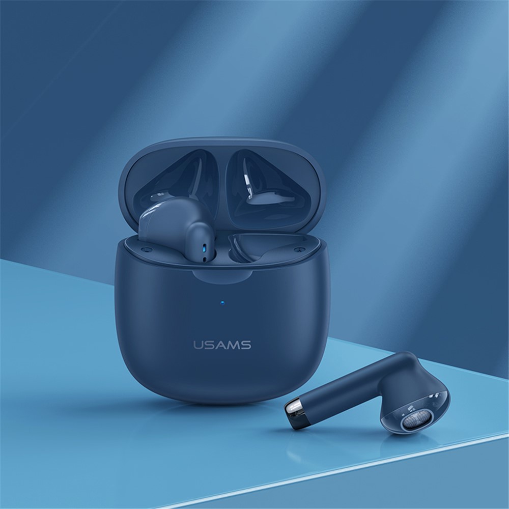USAMS USAMS-IA04 Mini TWS Беспроводные Bluetooth Наушники Touch Control 3D Стерео Звуковая Наушника Наушники Гарнитура - Синий-2