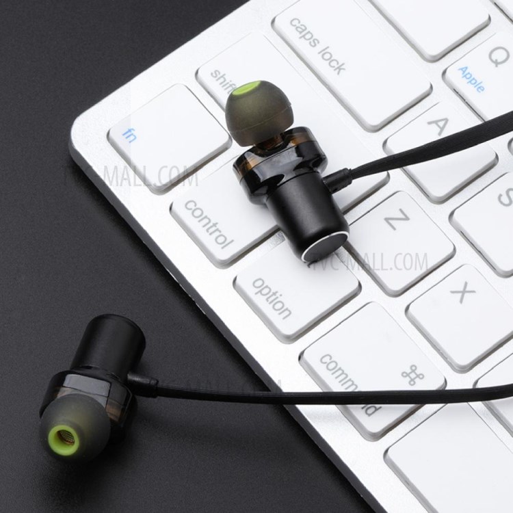 AWEI X680BL Sport Neckband Bluetooth Headset Dual Moving Coil Wireless Sweatproof Earphone - Grey-7
