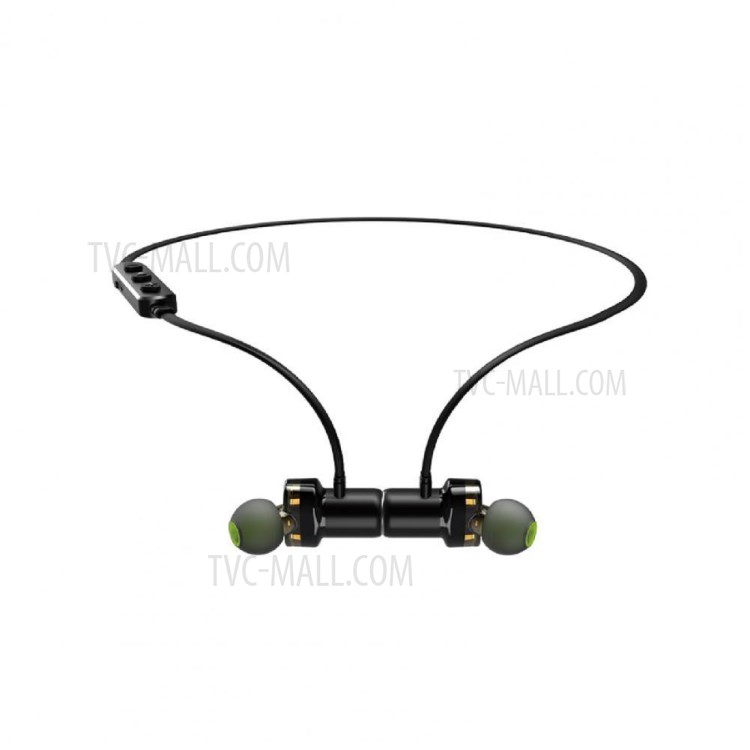 AWEI X680BL Sport Neckband Bluetooth Headset Dual Moving Coil Wireless Sweatproof Earphone - Grey-8