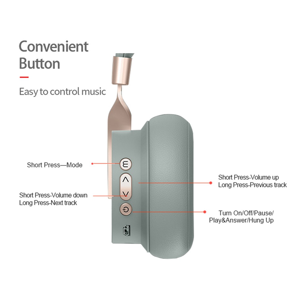 Wholesale FINGERTIME P3 Bluetooth 5.0 Wireless Headphone HiFi Stereo ...