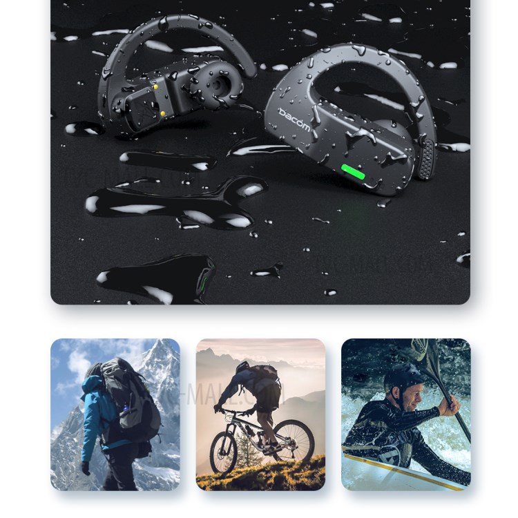 Dacom Bonebuds Casques De Conduction Osseuse TWS Tws Étanche Bluetooth Emission De Bluetooth True Sortie Sterre Stéréo Sports Écouteurs-6