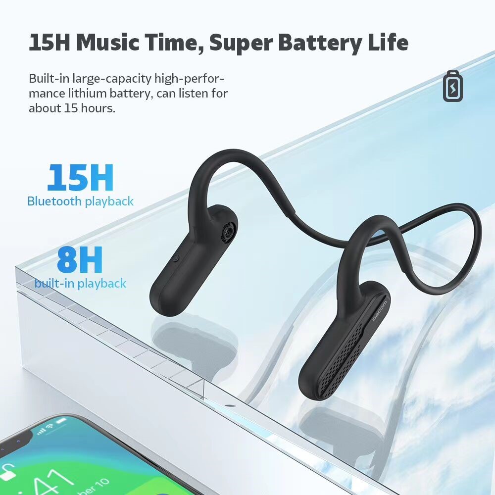 DACOM AirWings G56 MP3 Sports Bluetooth Headphone 8GB Player Open-Ear Wireless Headset Earphone-7