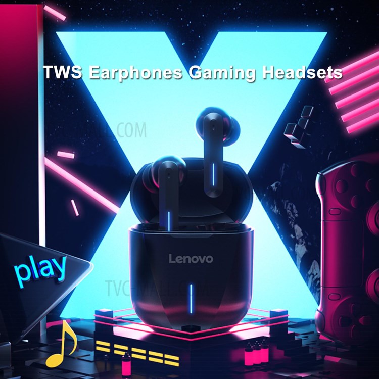 Lenovo Xg01 Tws Écouteur Sans Fil Bluetooth 5.0 Casque de Jeu de Casque Sans Délai Hifi Écouteurs Sonores - Rose-9
