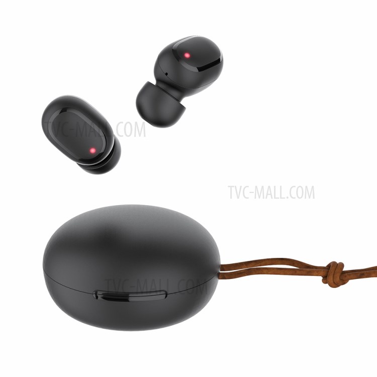 F40B Bluetooth 5.0 Earbuds Business Wireless Earphones with Charging Case Support Wireless Charging - Black-5