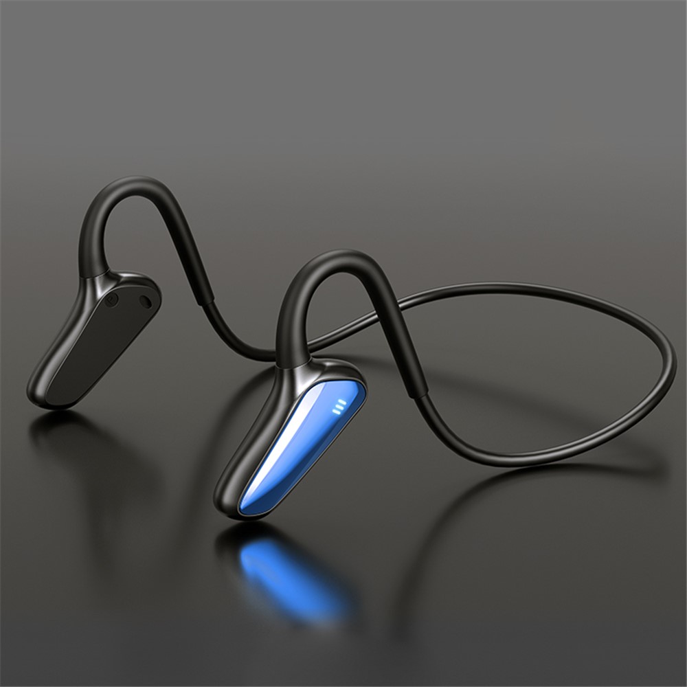 M-D8 Bone Conduction Headphones Open Ear Bluetooth 5.0 Wireless Stereo Earphones - Blue-8