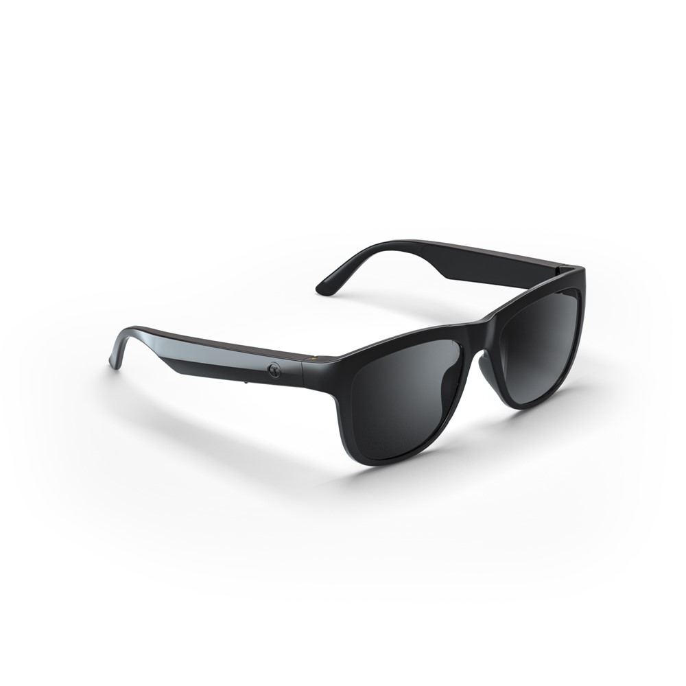 GS01 Bone Conduction Smart Audio Sunglasses Music Voice Assistant Wireless Bluetooth Anti-blue UV400 Glasses - Black-2