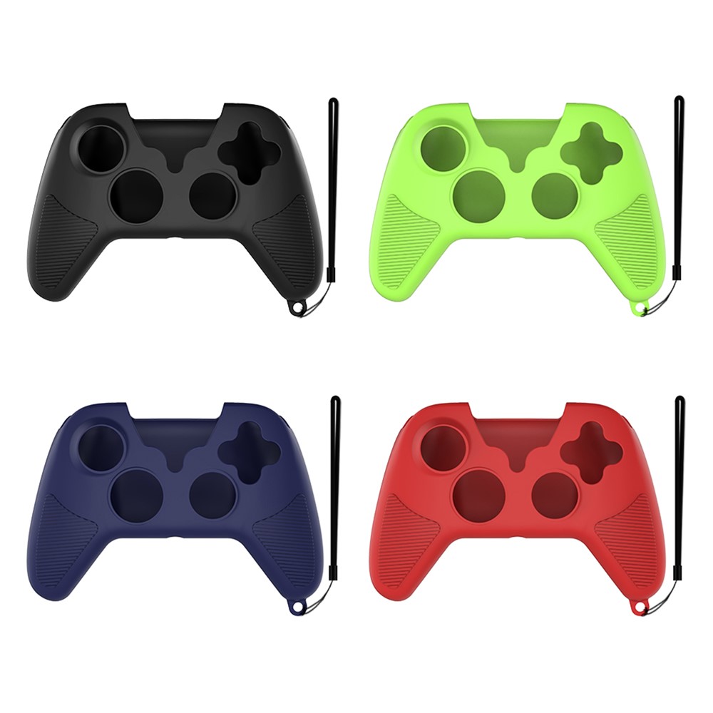 Anti-Slip Grip Silicone Cover Protector Case for SONY PS5 Controller - Black-9