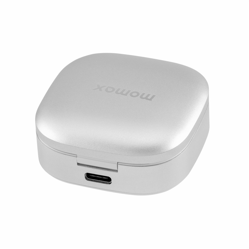 MOMAX SPARK Mini BT9 TWS Bluetooth 5.0 Earbud Noise Canceling Stereo Sound Headphone Earphone - Silver-5