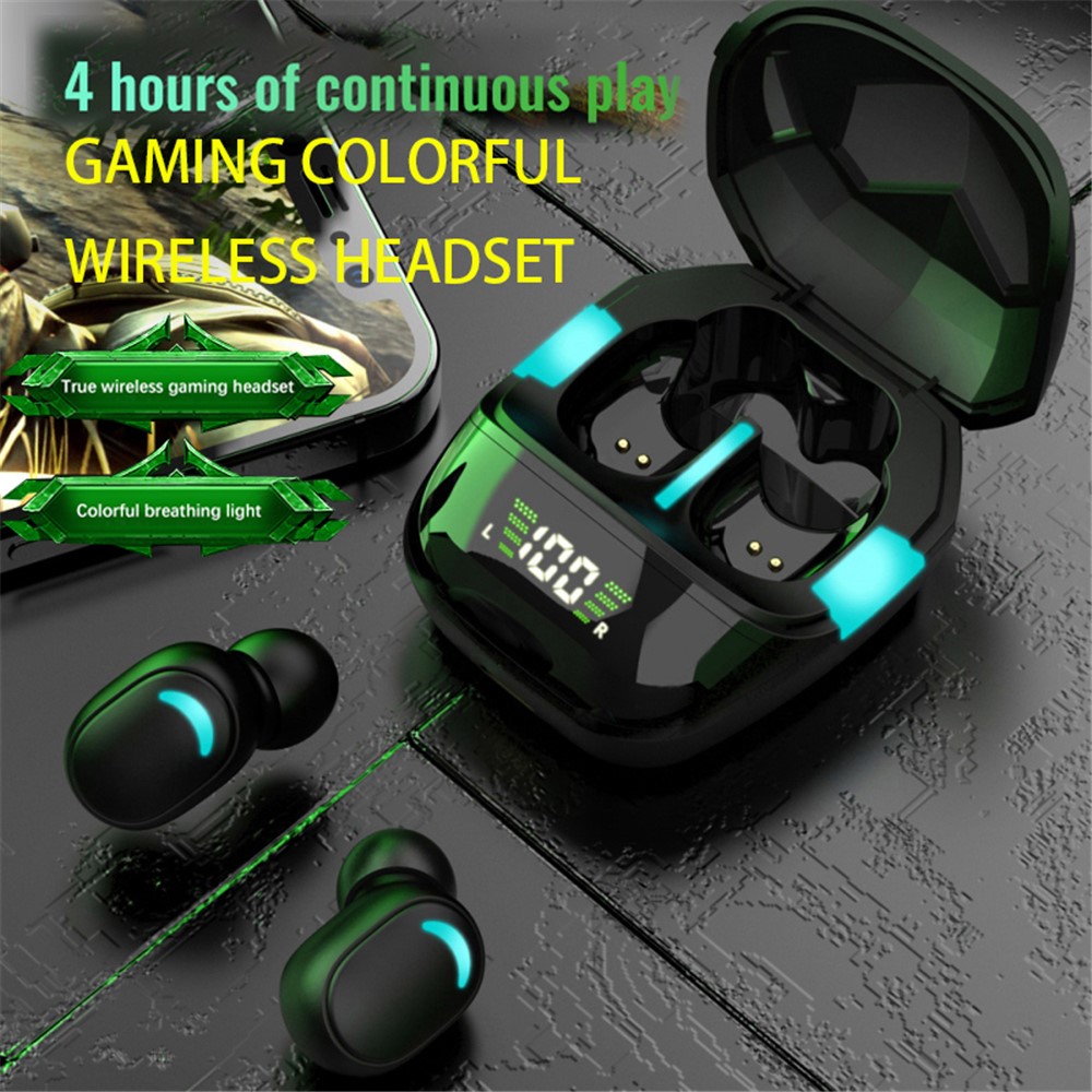G7S TWS Earphone Noise Reduction Wireless Bluetooth-compatible Headphones Gaming Headset-2