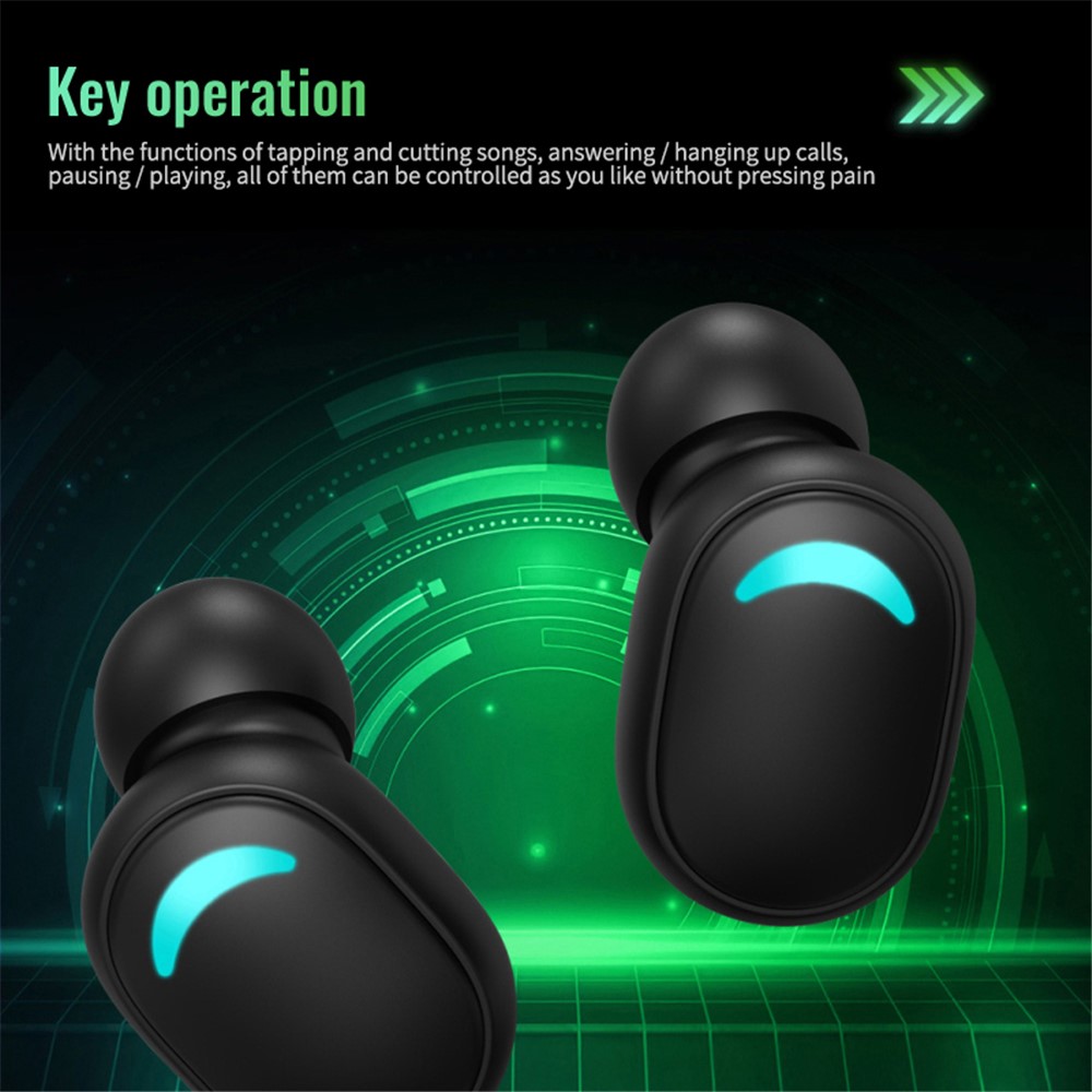 G7S TWS Earphone Noise Reduction Wireless Bluetooth-compatible Headphones Gaming Headset-4