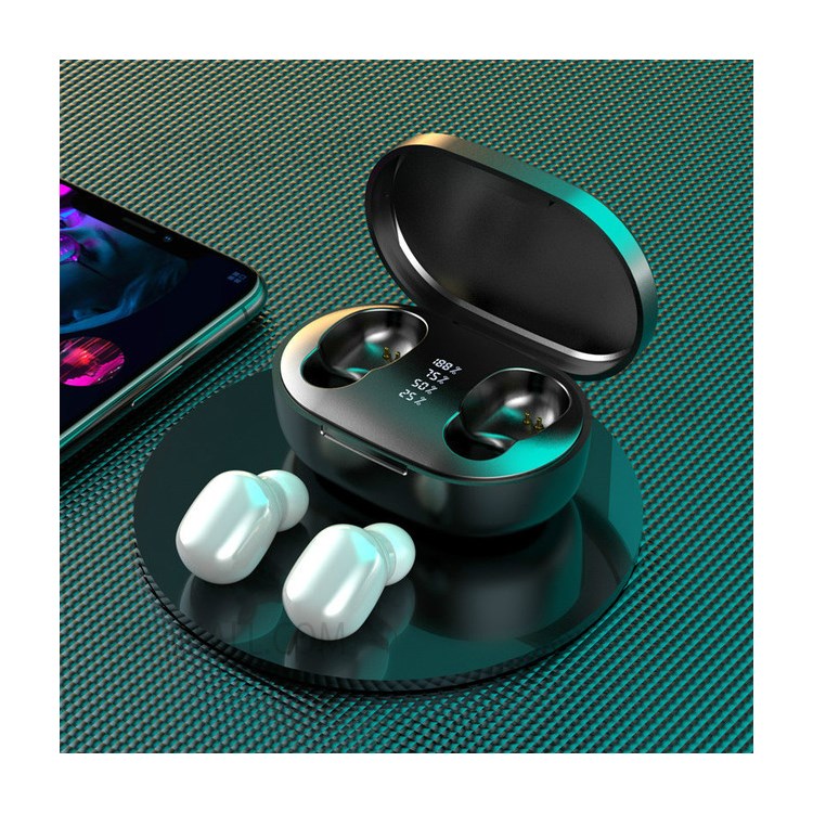 DG09 Pro TWS Wireless Earphone Bluetooth 5.2 Noise Reduction HIFI Music Gaming Headset - White-1