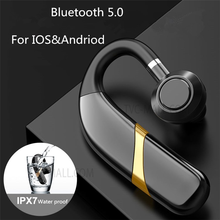 X9 Business Single Ear Wireless Bluetooth 5.0 Earhook Headset Voice Control Sweatproof Sports Music Calling Earphone-2