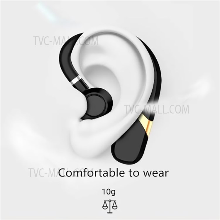 X9 Business Single Ear Wireless Bluetooth 5.0 Earhook Headset Voice Control Sweatproof Sports Music Calling Earphone-3
