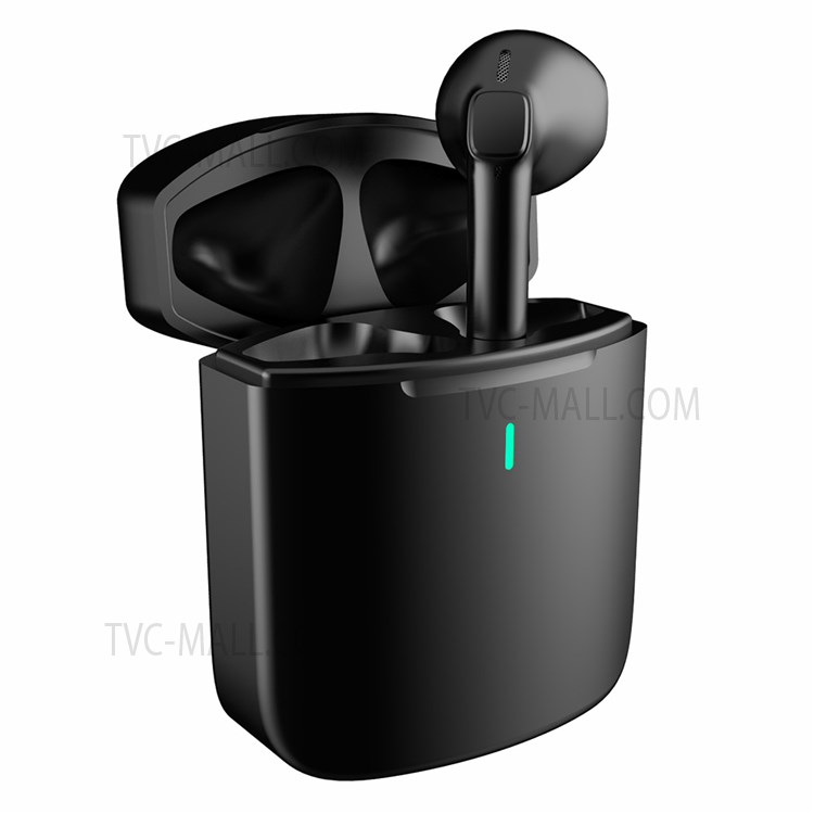 M11 Wireless Stereo Bluetooth Headset IPX5 Waterproof Earbuds BT 5.0 TWS Earbuds Low Power Consumption Earphones with Touch Control Type-C Charging Port - Black-3