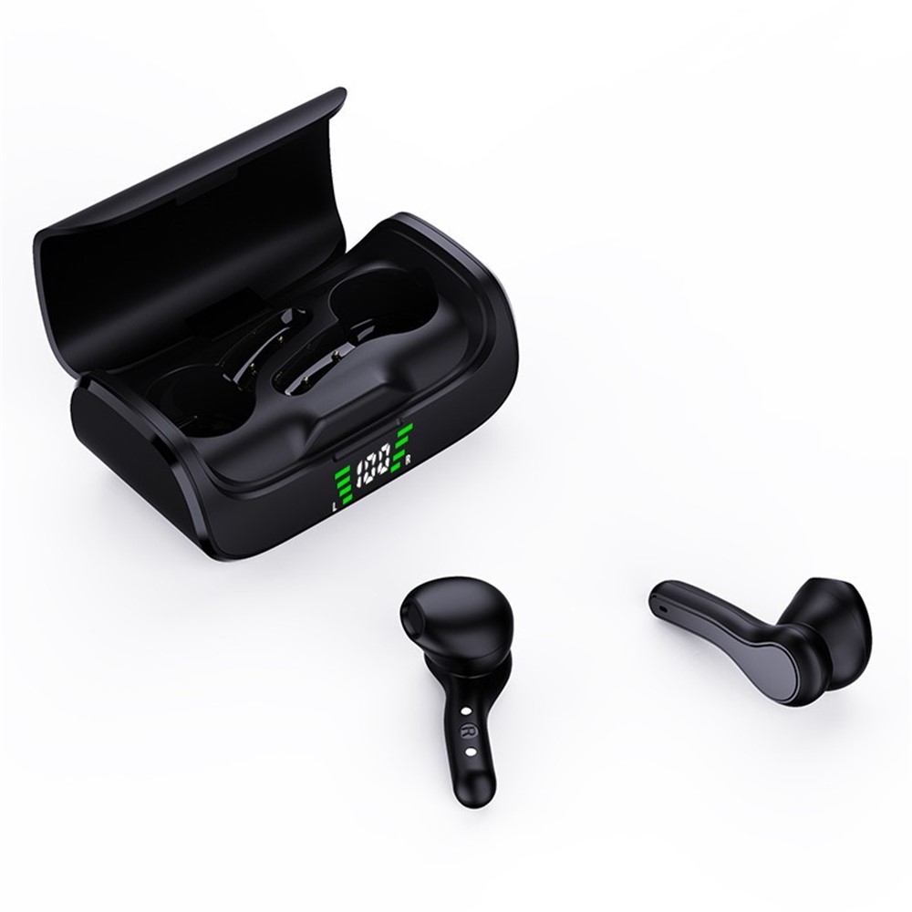 K28 TWS Wireless Bluetooth Earphones Waterproof Noise Canceling Stereo Sports Headphones - Black-3