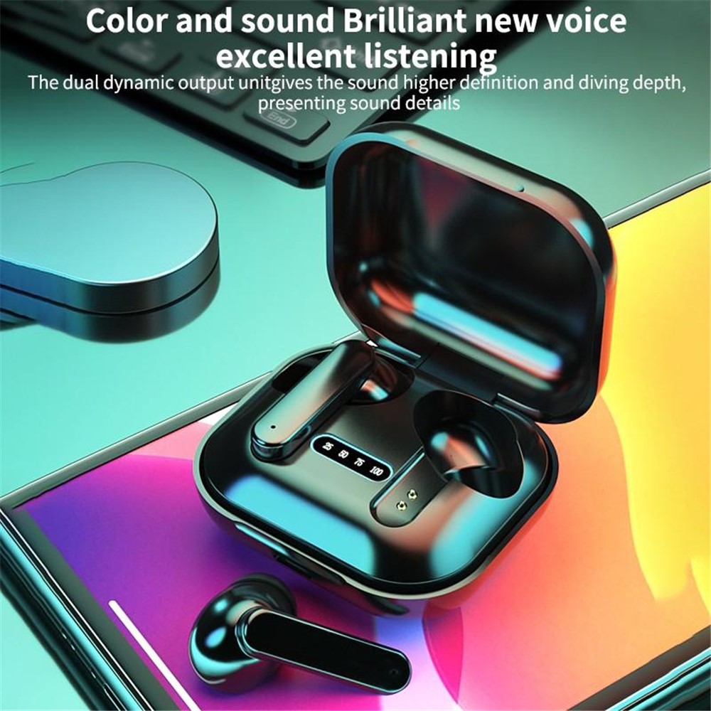 W21 892-d TWS Bluetooth 5.0 Wireless Sports Earbuds HiFi Stereo Music Calling Headset with Charging Case - Black-11