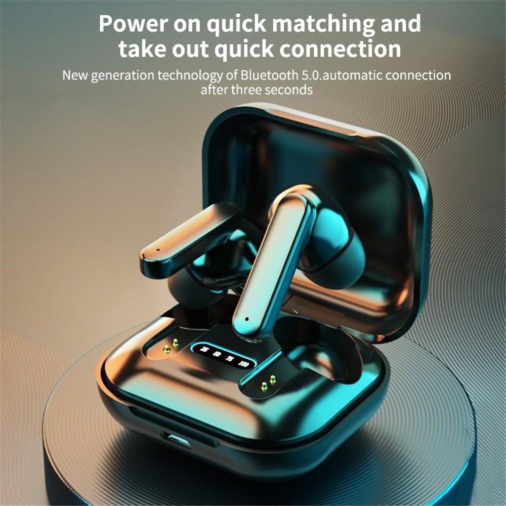 W21 892-d TWS Bluetooth 5.0 Wireless Sports Earbuds HiFi Stereo Music Calling Headset with Charging Case - Black-5