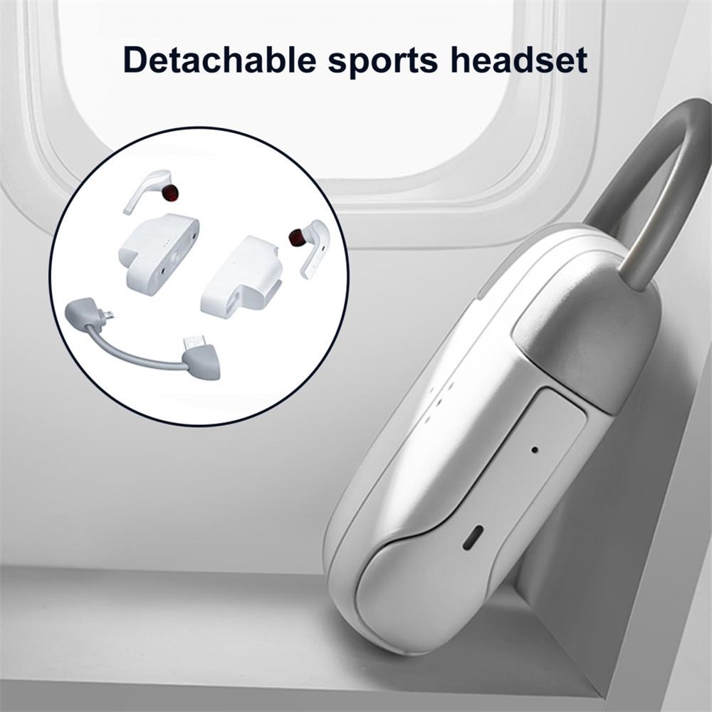 X8 TWS Sports Headphones Waterproof Bluetooth Wireless Deep Bass Earbuds with Separable Charging Box - White-3
