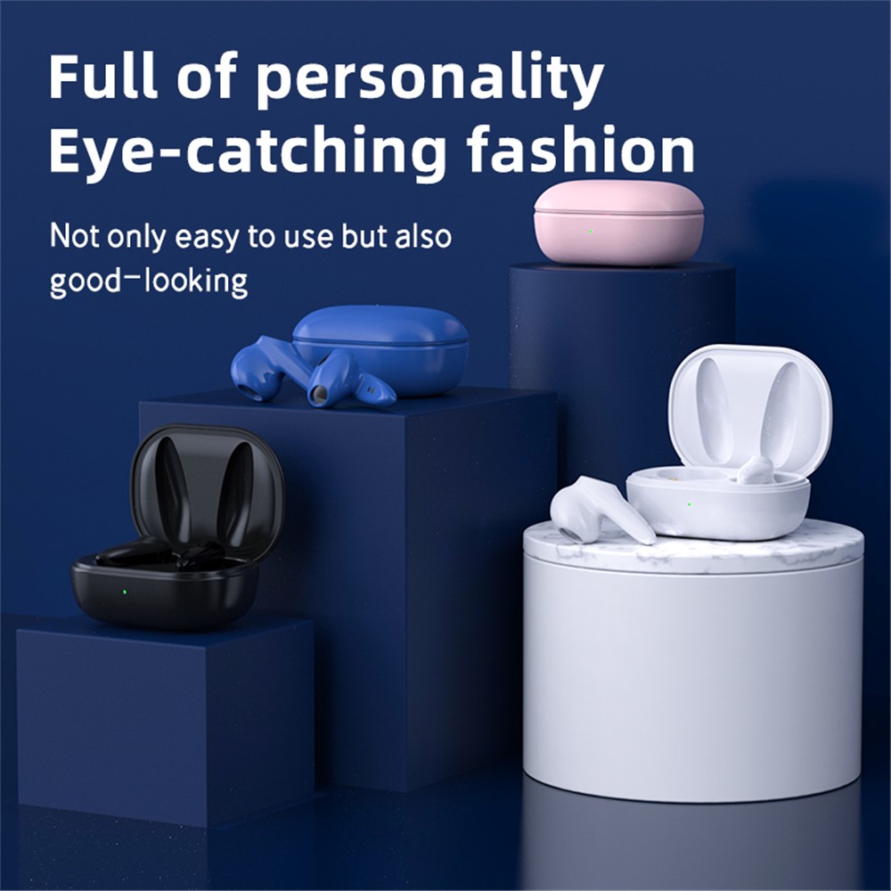 P18 TWS Mini Wireless Bluetooth Earphone Noise Cancelling Stereo Music Calling Sports In-ear Headset - White-12