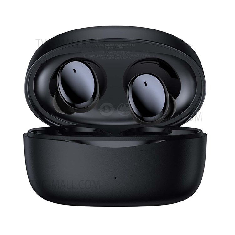 BASEUS True Wireless Earphones Bowie E2 Mini In-ear Stereo Music Headset - Black-9