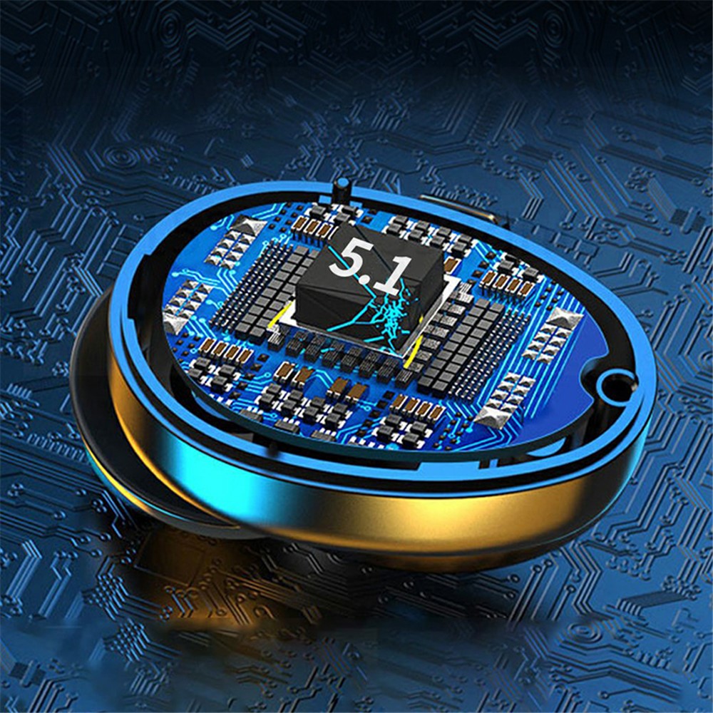 YH09 TWS Wireless Bluetooth Earphone Earbuds LED Digital Display Waterproof Noise Cancelling Music Game Sports Headset-5