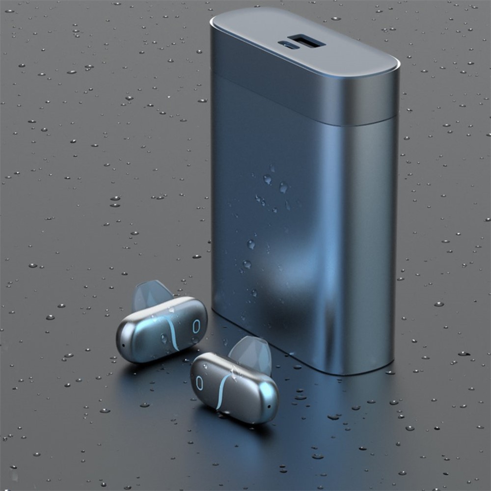 T6 TWS Wireless Bluetooth 5.0 Sports Earphone Earbuds Waterproof Stereo Music Calling Headset with Touch Control Charging Case-13