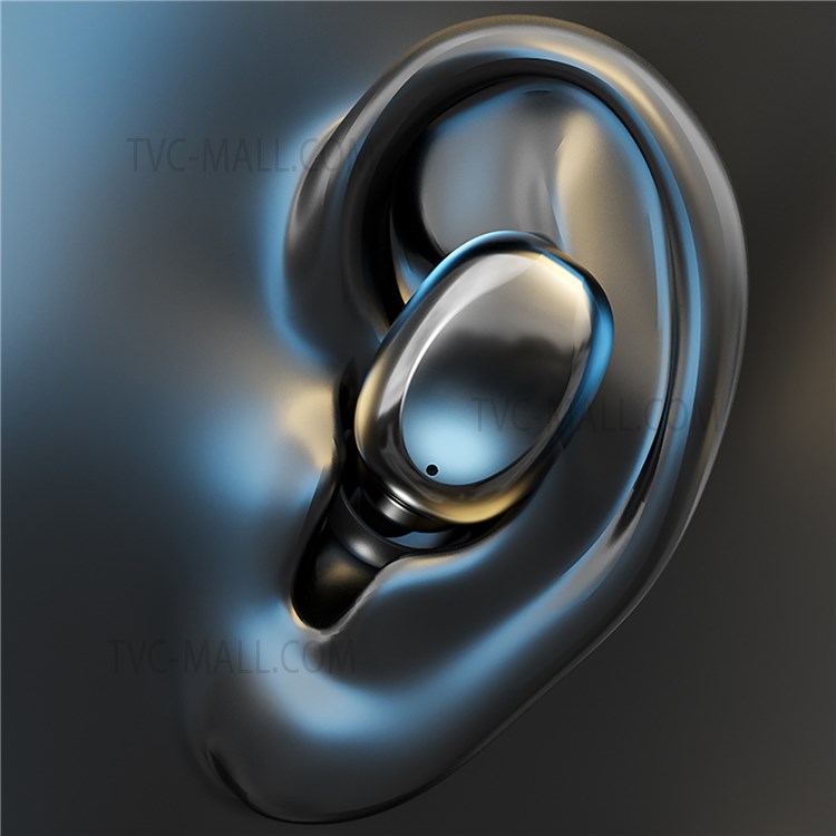T3 Bluetooth Headset TWS Wireless Stereo Earphones Fingerprint Touch In-Ear Earbuds Mini Sports Dual-mic Headphones with LED Digital Display-12