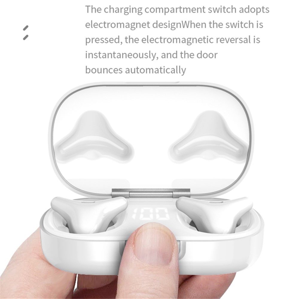 G4 TWS Wireless Earphone Bluetooth Earbuds Deep Bass Headphones IPX5 Waterproof Sports Headset with Charging Case-2
