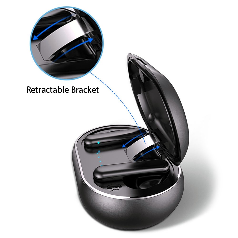 TWS-16 TWS Wireless Bluetooth 5.0 Low Latency Gaming Earphone In-ear Touch Stereo Music Headset (CE Certificated) - Black-2