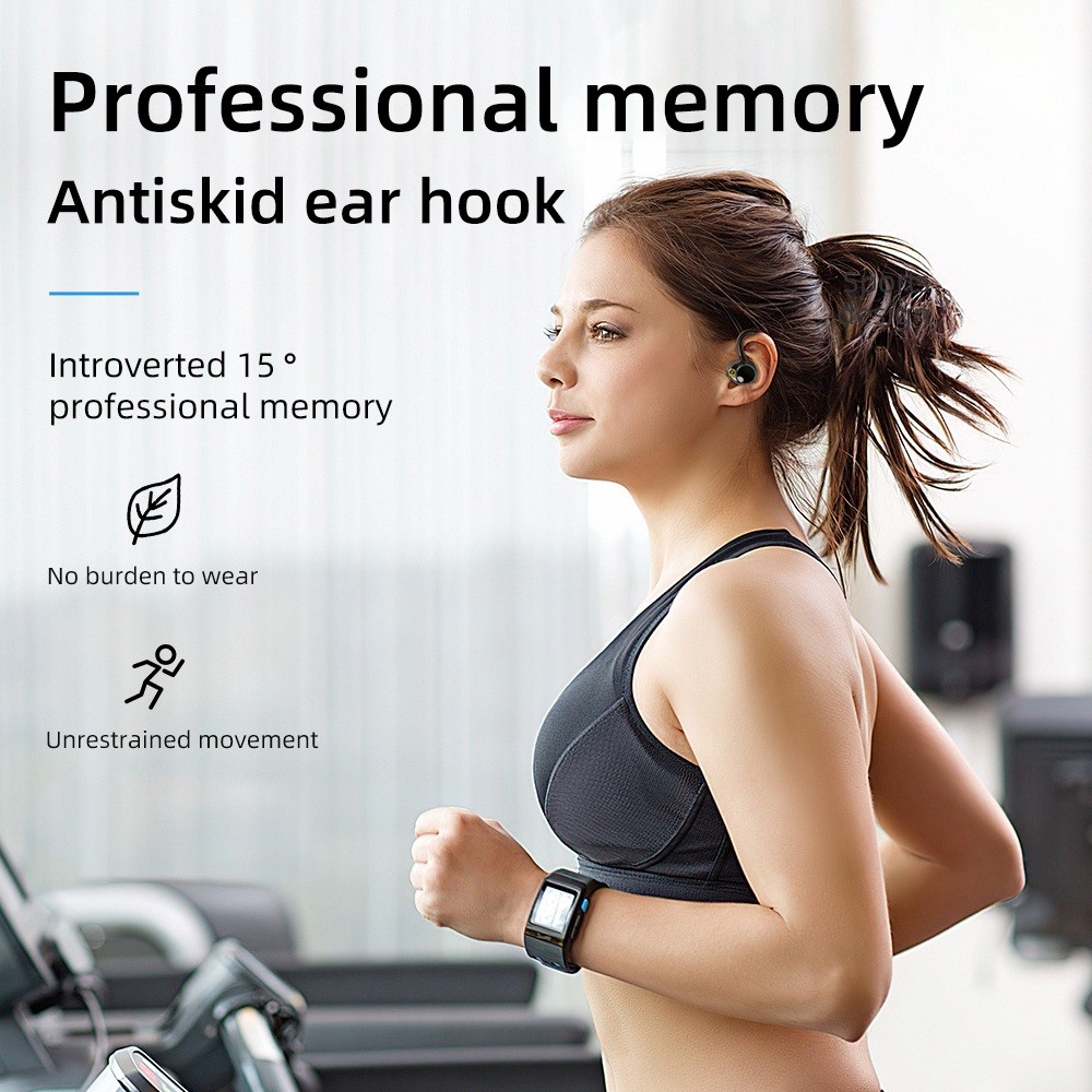 Покупайте YYK-580 TWS Bluetooth 5.2 Дизайн Ушей Учебный Крюк ...