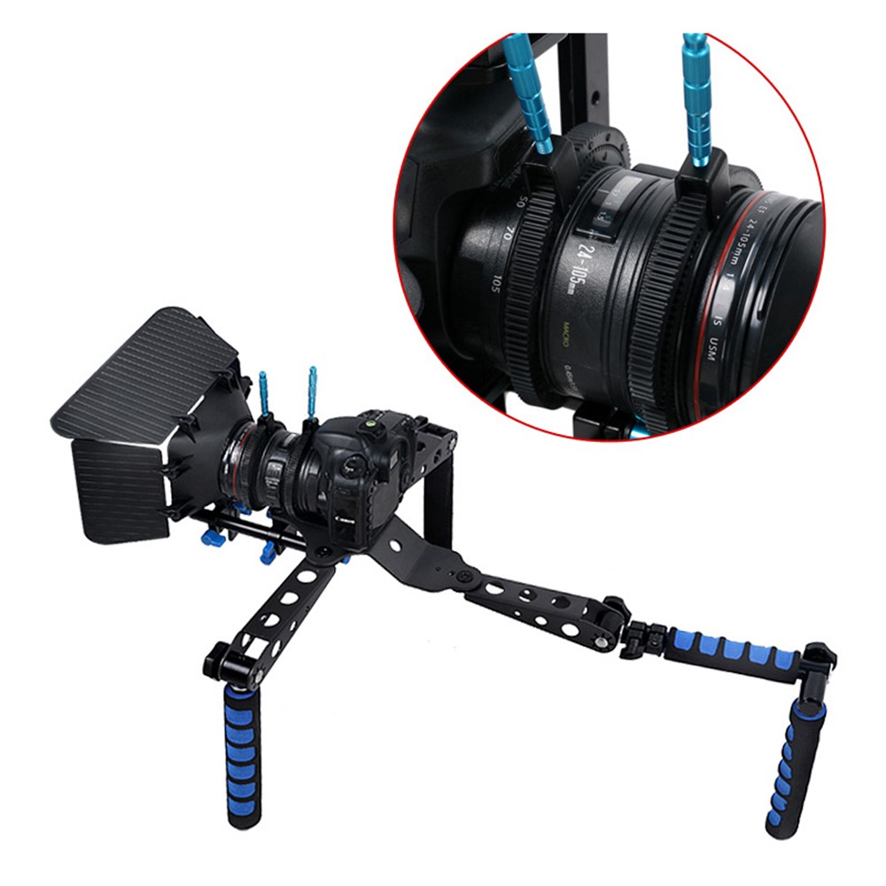 Adjustable Rubber Follow Focus Gear Ring Belt with Aluminum Alloy Grip for SLR DSLR Camera-13