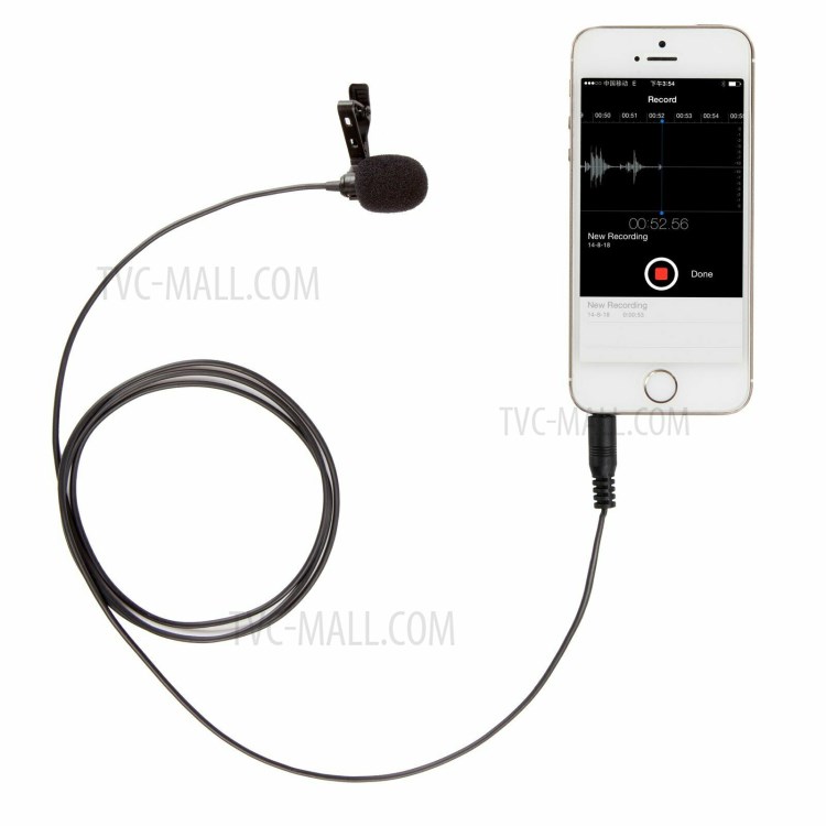 BOYA BY-LM10 Omni-directional Lavalier Microphone Video Recording Microphone-2