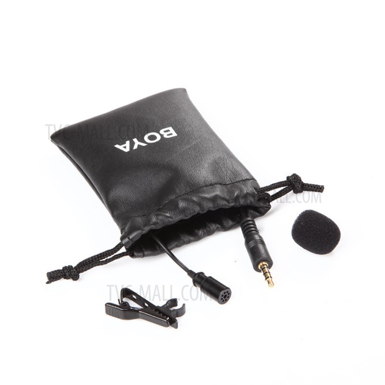 BOYA BY-LM10 Omni-directional Lavalier Microphone Video Recording Microphone-4