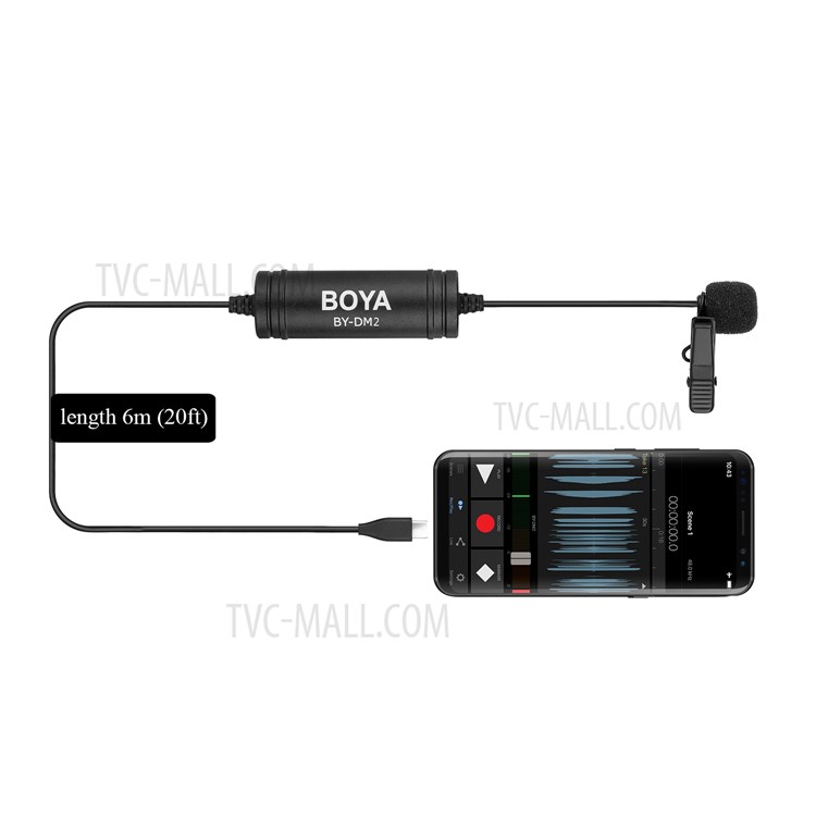 BOYA BY-DM2 Type-C Omnidirectional Microphone Digital Video Recording Microphone-9