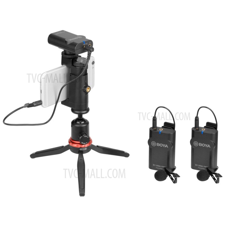 BOYA BY-WM4 Pro K2 2.4G Dual-Channel Digital Wireless Lavalier Microphone-3