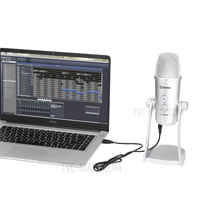 BOYA BY-PM700PS USB Microphone Stereo Condenser PC Mic for Vocals Windows Mac Computer PC Recording-4