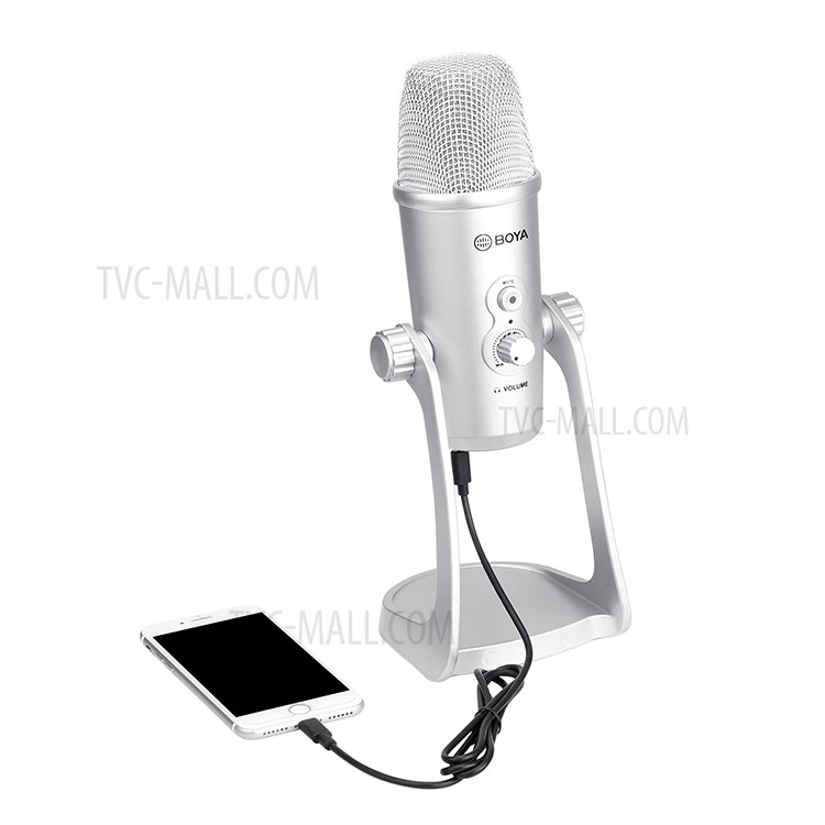 BOYA BY-PM700PS USB Microphone Stereo Condenser PC Mic for Vocals Windows Mac Computer PC Recording-9