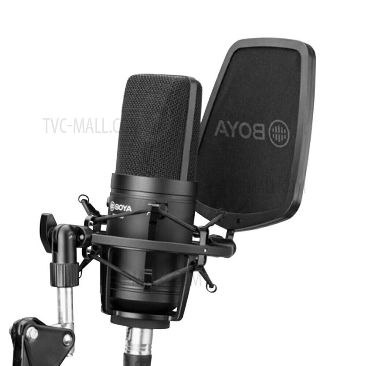 Wholesale BOYA BYM800 Large Diaphragm Microphone Lowcut Filter