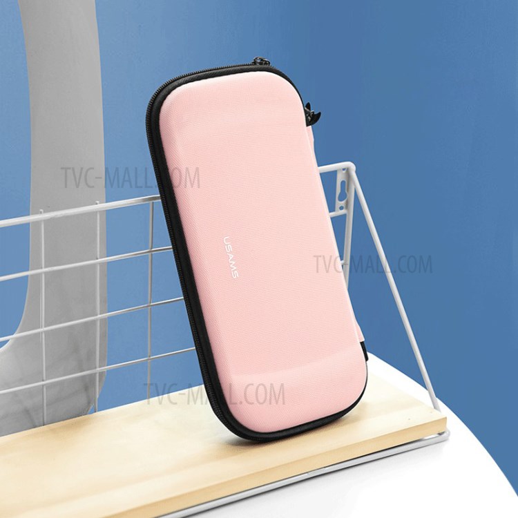 USAMS US-BH594 Hard EVA Portable Storage Bag for Switch Lite - Pink-1