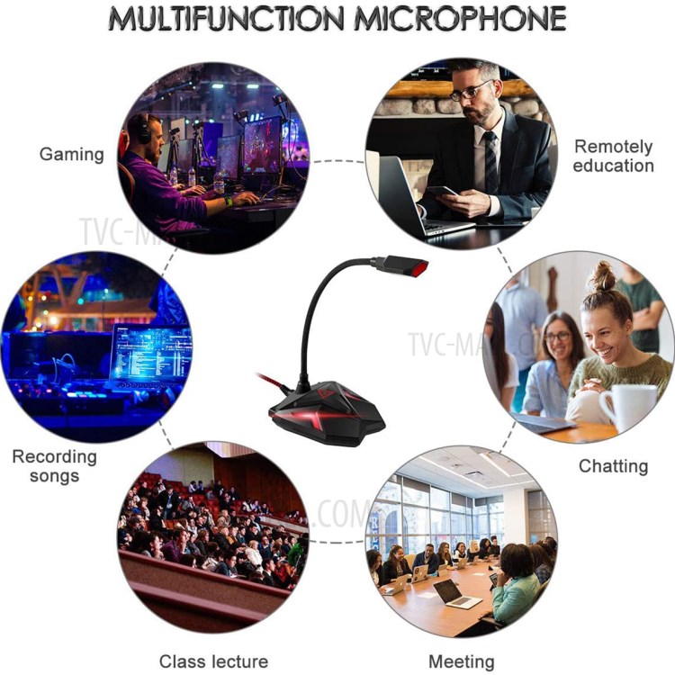 YANMAI G55 USB Plug Game Microphone Desktop Capacitive Microphone for PC Mac/Windows Recording YouTube-11