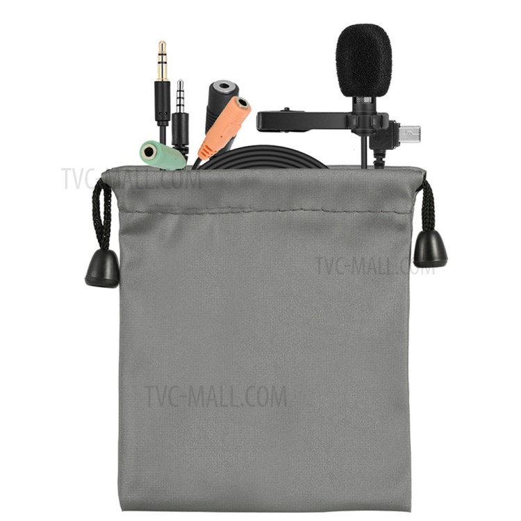 YANMAI R955 Clip-on Lapel Mic Lavalier Omni-directional Microphone for PC Smartphone-10