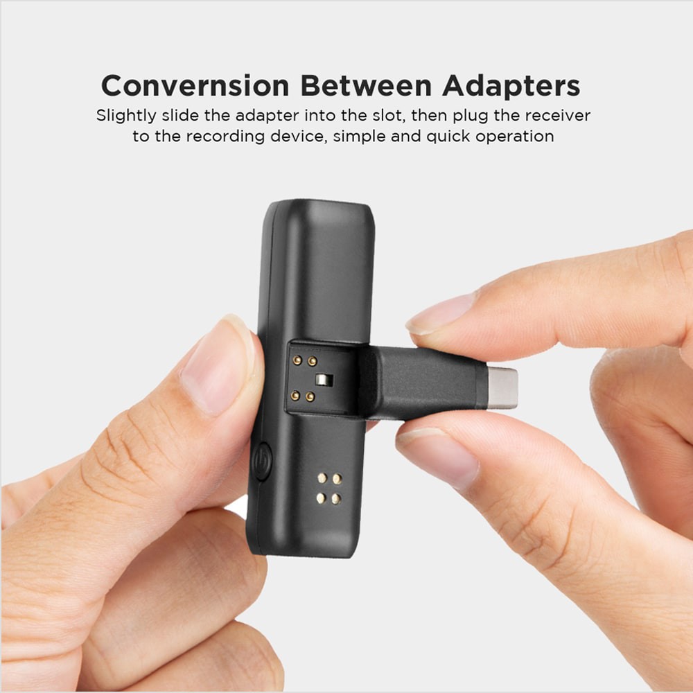 BOYA BY-WM3U 2.4GHz Mini Clip-on Wireless Microphone Interview Microphone-17