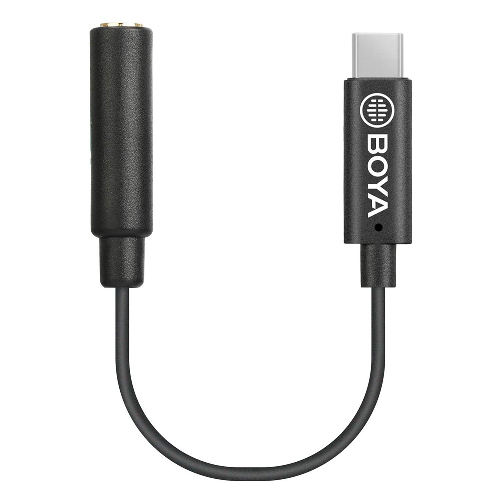 BOYA BY-K4 3.5mm TRS Female to Type-C Port Adapter Cable-2