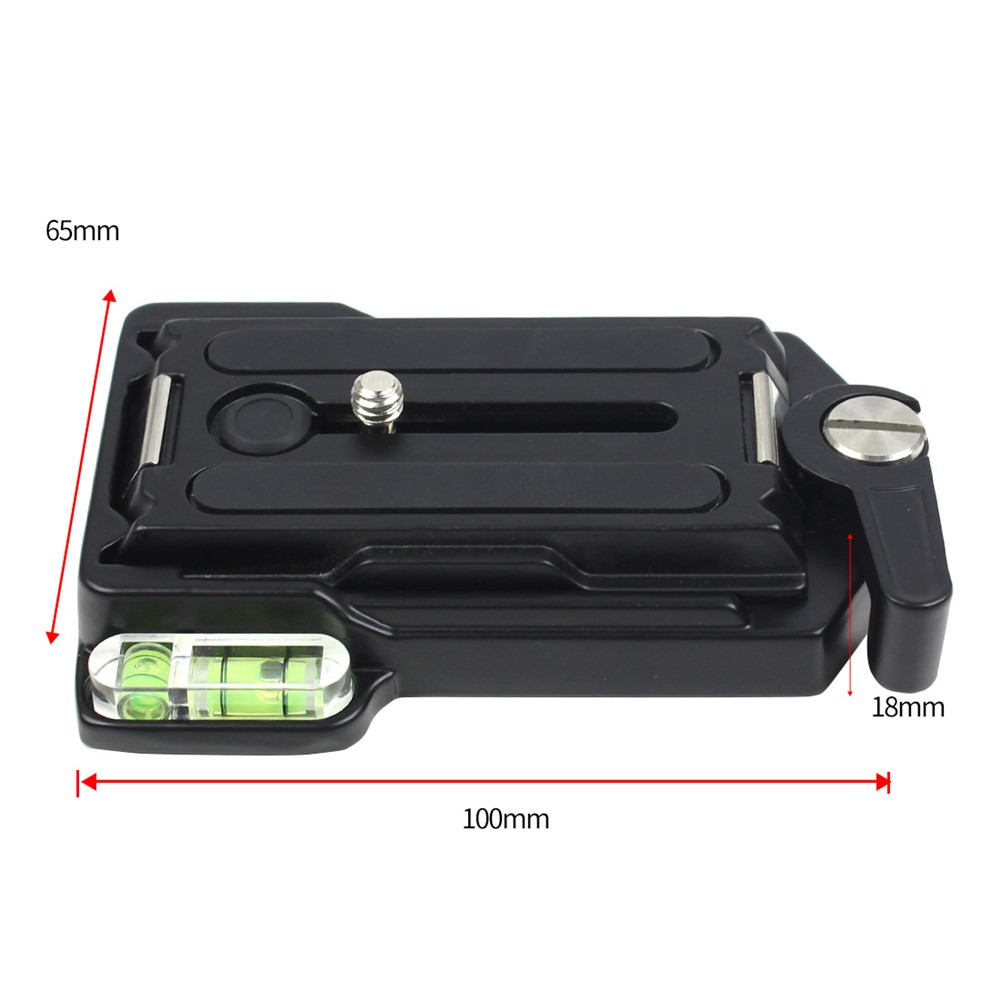 QRA-635L Quick Release Plate SLR DSLR Camera Lens Tripod Mount Clamp Plate Adapter-3