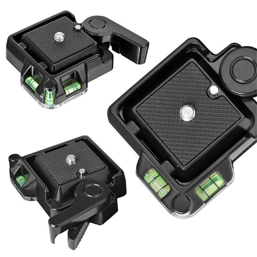 Quick Release Plate Platform Mount Base Camcorder Tripod Monopod Ball Head for DSLR Camera QR40 1/4 Screw-11